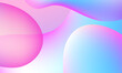 © Deny - Abstract Gradient pink liquid background. Modern background design. Dynamic Waves. Fluid shapes composition.