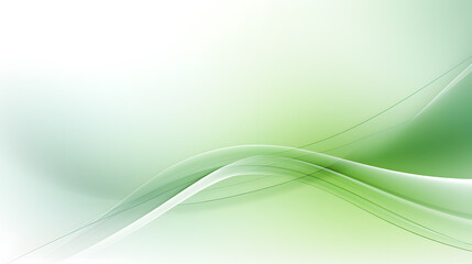 Wall Mural - abstract green wave background