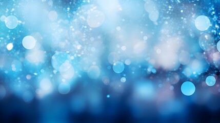 abstract light blue bokeh background