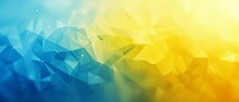Futuristic Triangles Background, An Elegant Shift From A Sunny Lemon Yellow To A Serene Azure Accented With Sparse, Can Be Used For Website Design App Design.
