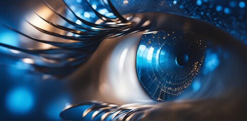 Poster - digital business abstract wave technology background the futuristic realm with this captivating wallpaper, the mesmerizing wave of science , creating a visual network of innovation