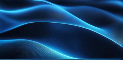 Poster - digital business abstract wave technology background the futuristic realm with this captivating wallpaper, the mesmerizing wave of science , creating a visual network of innovation