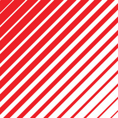 Aufkleber - abstract seamless minimalistic thin to thick red diagonal line pattern.