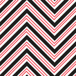 © Aminul - abstract seamless minimalistic black red wave line pattern.
