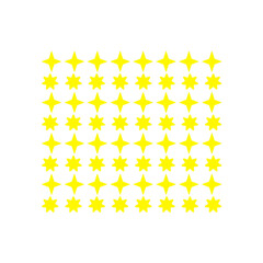 Wall Mural - Yellow Star Background