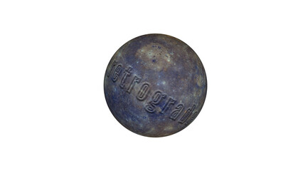 Wall Mural - planet mercury enters retrograde motion on transparent background