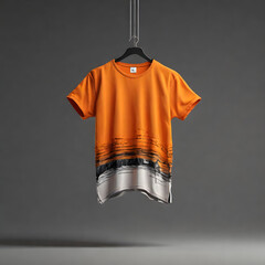 Wall Mural - Minimalist Orange Tshirt