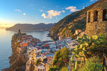 Vernazza, La Spezia, Liguria, Italy in Cinque Terre