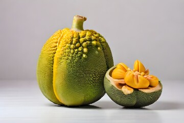 Wall Mural - Jackfruit isolated on background