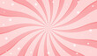 © _AsAnia_ - Candy color sunburst background. Abstract pink cream sunbeams design wallpaper. Colorful spinning lines for template, banner, poster, flyer. Vector backdrop