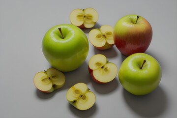 Wall Mural - apple and apples