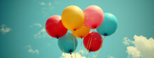 Colorful Balloons And Blue Sky
