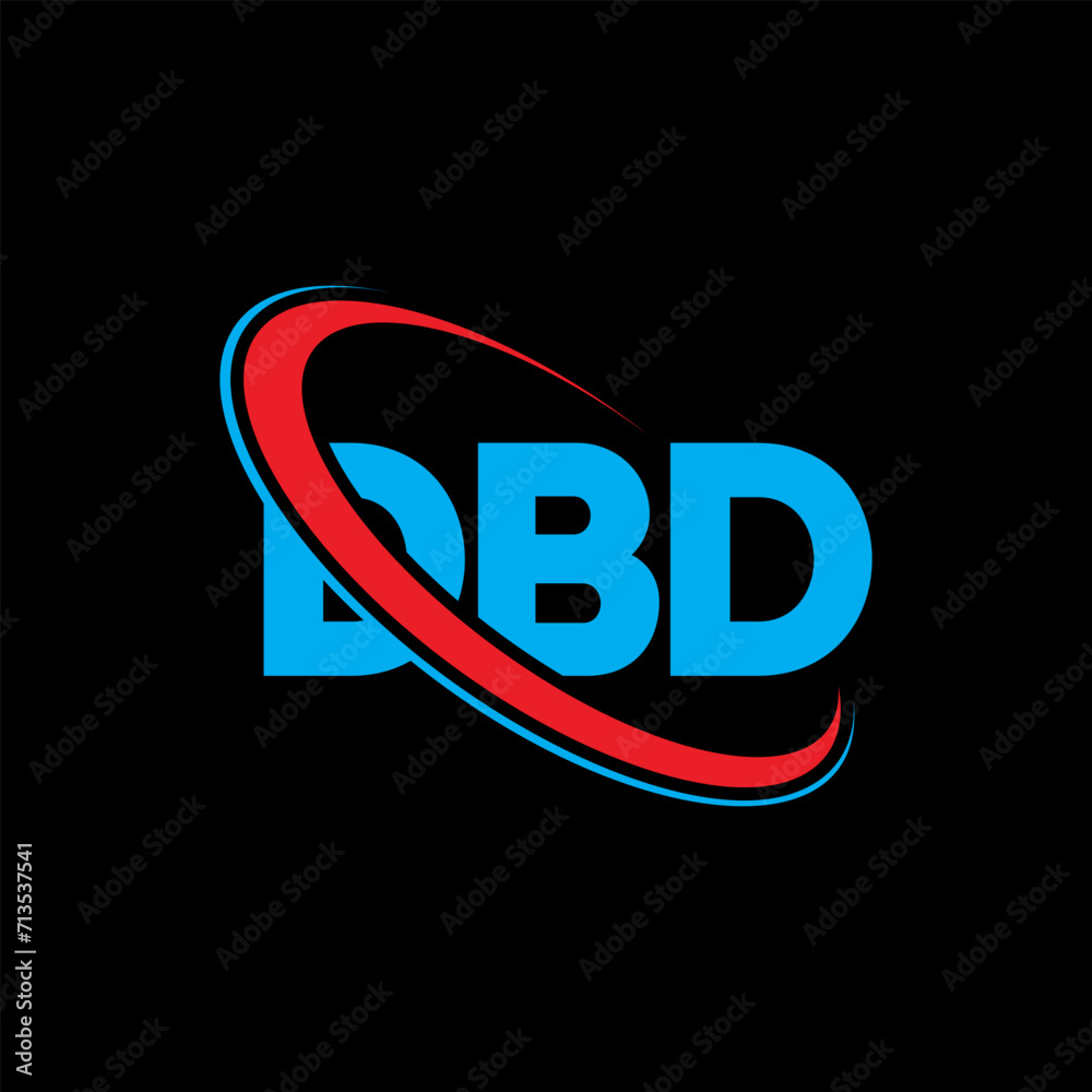 DBD logo. DBD letter. DBD letter logo design. Intitials DBD logo linked ...