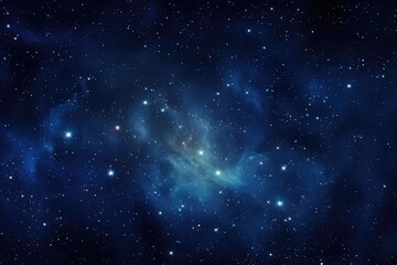 Wall Mural - Star-studded galaxy: Stunning night sky with sparkling stars and universe on a black starry