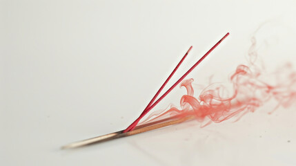 Poster - A close-up view of a pair of scissors placed on a table. This image can be used for various purposes