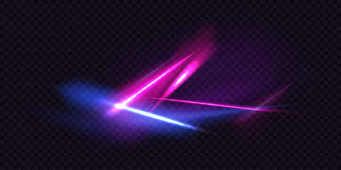Poster - Transparent refraction elements. Close sun burst, sun glare for screen use. Colourful vector lens, crystal rainbow light and flare transparent effects.