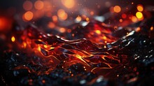 Captivating Lava Wallpaper: Fiery Beauty And Volcanic Landscapes In Breathtaking Visuals. Earth's Core, Hot Lava Flow, Volcanic Activity, Nature's Fiery Display.
