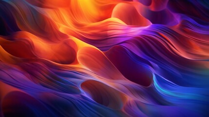 Poster - Abstract digital color background Ai Generative