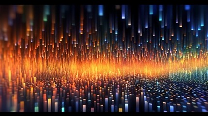 Abstract digital data background Can be used Ai Generative