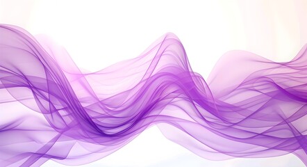Poster - Abstract white wave background