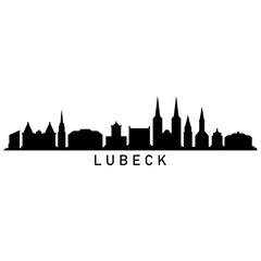 Poster - Skyline Lubeck