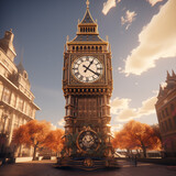 Fototapeta Big Ben - big ben clock tower