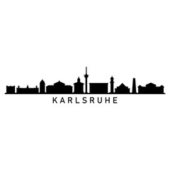 Wall Mural - Skyline Karlsruhe