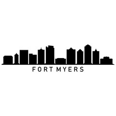 Canvas Print - Skyline fort myers