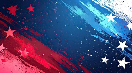 flag american flag background Memorial Day vector background generative AI