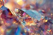 Transparent Crystal Fantasy: A Luminous Abstract Array