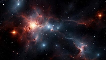 Wall Mural - Space galaxy, created with some elements made with generative AI