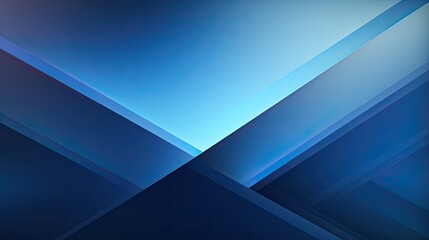 Wall Mural - Abstract symmetrical blue gradient background. Geometrical wallpaper concept.