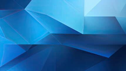 Wall Mural - Abstract symmetrical blue gradient background. Geometrical wallpaper concept.