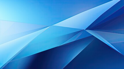 Wall Mural - Abstract symmetrical blue gradient background. Geometrical wallpaper concept.