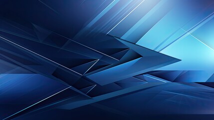 Wall Mural - Abstract symmetrical blue gradient background. Geometrical wallpaper concept.