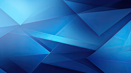 Wall Mural - Abstract symmetrical blue gradient background. Geometrical wallpaper concept.