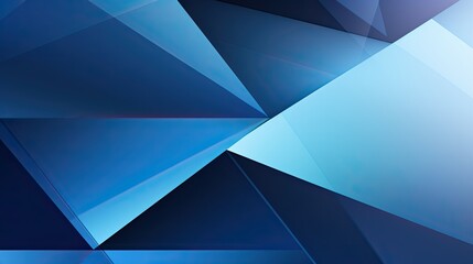 Wall Mural - Abstract symmetrical blue gradient background. Geometrical wallpaper concept.