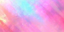 Abstract Pink Pastel Holographic Blurred Background, Blurry Abstract Iridescent Holographic Foil Background.