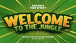 © Jamaludinyusup - Welcome to the Jungle Editable Text Effect Template