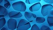 Abstract blue extruded voronoi blocks background minimal light clean corporate wall 3d geometric surface illustration polygonal elements displacement