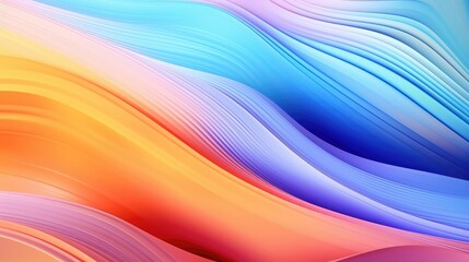 Wall Mural - abstract colorful texture background wavy lines in a mesmerize motion