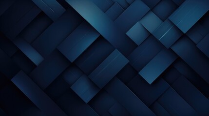 Wall Mural - abstract geometric background with dark blue for presentation business