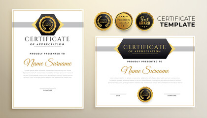 Sticker - professional diploma frame background a paper for corporate achievement