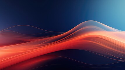 Abstract lines on gradient background