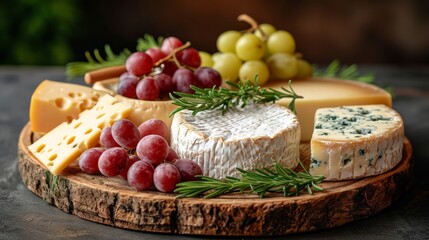 Wall Mural - Artisanal Cheese Platter Display