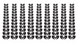 © Asim-Backgrounds - black and white seamless pattern , plants like leaves shapes in manner leaves shapes