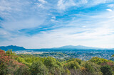 Fototapeta Natura - 蛇ヶ谷公園展望所から望む玉名市街の眺望