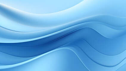 Wall Mural - Abstract blue background. Seamless abstract blue texture background featuring elegant swirling curves in a wave pattern, set against a bright blue fabric material background.