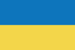 Ukraine flag national emblem graphic element illustration template design. Flag of Ukraine - vector illustration