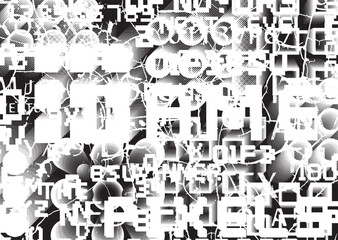 Fototapete - Big data futuristic design .Overlay texture. Digital visualization . Particles stream . Binary background . Technology information concept . Vector